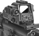 Skirmish Tactical - Adjustable ST553G Holographic Red Dot Sight with Green Laser in Black
