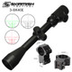 Skirmish Tactical - Adjustable 3-9X40e Rifle Scope with Illuminated Reticle for Airsoft & Airguns in Black