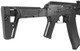 LCT Airsoft MRK-74 AEG Airsoft Rifle with Adjustable Folding Stock in Black