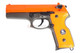 HFC HG160 UC M9 Metal Gas-Powered Airsoft Pistol in Two-Tone Orange