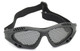 Army & Navy - Adjustable Airsoft Eye Protection Metal Mesh Goggles in Black