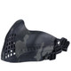 WoSport - Breathable Half Face Pilot Airsoft Mask V3 in Black