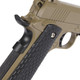 Galaxy G25 K Warrior Full Scale Metal Spring-Powered Airsoft Pistol with Rail in Desert Tan