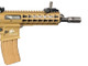 EMG / Knights Armament PDW M2 Standard Gas Blowback Airsoft Rifle with Skeleton Stock in Desert Tan