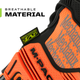 Mechanix - Breathable High Visibility Gloves in Orange M-Pact