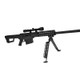 Galaxy G31 M82A1 Bolt Action Airsoft Sniper Rifle in Tactical Black