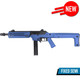 Vorsk VMP-2MCR Gas Blowback Airsoft Rifle with Fixed Long Stock in Dual Tone Blue
