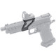 Vorsk Floating RDS Mount for Hi-Capa Gas Blowback Pistols in Black