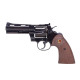 King Arms 357 Evil Gas 4" Full Metal Airsoft Revolver in Black