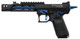 Lancer Tactical Tandemkross CTHULHU Gas Blowback Airsoft Pistol in Black/Blue