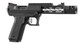 Lancer Tactical Tandemkross CTHULHU Gas Blowback Airsoft Pistol in Black/Silver