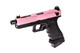 VORSK EU17 Tactical Gas Blowback Airsoft Pistol in Pink & Black