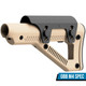 Nuprol Fixed DMR Retractable Stock Assembly for GBB M4 Rifles Stock Tube in Desert Tan