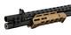 EMG/Golden Eagle - Strike Industries M870 Pump Action Airsoft Shotgun in Black with Tan Furniture
