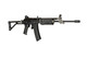 ICS Israeli Galil AEG Airsoft Rifle with Folding Stock in Full Black