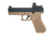 Raven EU17 Gas Blowback Airsoft Pistol in Desert Tan with BDS Sight