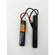 Rebel 1600 mAh 8.4V NIMH Nunchuck Airsoft Battery with Mini Tamiya Connector
