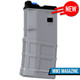 Vorsk Airsoft VMAR Series MWS Rifle Magazine (VP) 25 Rounds in Grey