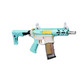 G&G CM16 Batto CQB Combat Machine Airsoft AEG Rifle in Macaron Blue