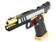Armorer Works Custom Hi-Capa Gas Blowback Airsoft Pistol in Silver Slide with Gold Barrel ( AW-HX2031)