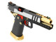 Armorer Works Custom Hi-Capa Gas Blowback Airsoft Pistol in Silver Slide with Gold Barrel ( AW-HX2031)