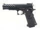 Armorer Works Custom Hex Cut Gas Blowback Airsoft Pistol in Black (AW-HX2502)