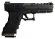 Armorer Works Custom Hex-Cut Gas Blowback Airsoft Pistol in Black (AW-VX0101)