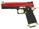 Armorer Works Custom Hi-Capa Gas Blowback Airsoft Pistol Red Slide Gold Barrel (AW-HX1104)