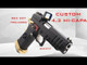 Armorer Works Black Ace Hi-Capa Gas Blowback Airsoft Pistol  with RMR Plate (Full Black Slide - Black Frame - Black Barrel - AW-HX2602)