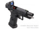 Armorer Works Black Ace Hi-Capa Gas Blowback Airsoft Pistol  with RMR Plate (Full Black Slide - Black Frame - Black Barrel - AW-HX2602)