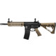 Nuprol Delta Vanguard Spearhead Airsoft AEG Rifle with Adjustable Skeletonised Stock in Tan and Black