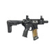 G&G CM16 GMS (SBR) Combat Machine Airsoft AEG Rifle with Retractable Stock in Black