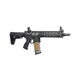G&G CM18 GMS CQBR Combat Machine Airsoft AEG Rifle with Adjustable Crane Stock in Black