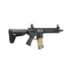 G&G CM18 GMS CQBR Combat Machine Airsoft AEG Rifle with Adjustable Crane Stock in Black