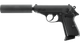 UMAREX Walther PPK/S Gas Blowback Airsoft Pistol with Silencer Kit in Black