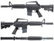 EMG/Cyma Colt GAU-5A Lightning Series Gas Blowback Airsoft Rifle CGS in Black (COLT.1016-LS)