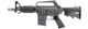 Cyma/EMG Colt M23 MWS PDW 7.5" Gas Blowback Airsoft Rifle in Black (COLT.1022-LS)