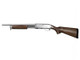 S&T ST870 Police Spring-Powered Full Metal Airsoft Shotgun in Silver with Real Wood (STSPG07SVS)