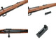 S&T Type 38 Spring Powered Bolt Action Airsoft Sniper Rifle in Real Wood Stock (ST-SPG-14)