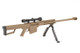 Barrett M82A1 Bolt Action Airsoft Sniper Rifle with Scope & Bipod in Desert Tan