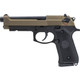 Raven R9 Replica M92 Gas Blowback Airsoft Pistol in Black & Tan