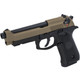 Raven R9 Replica M92 Gas Blowback Airsoft Pistol in Black & Tan