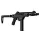 Vorsk VMP-2S Gas Blowback Submachine Gun with Folding Stock in Black (Semi & Full-Auto)