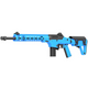 Vorsk VMP-2MD Gas Blowback Airsoft Rifle Adjustable Stock in Dual Tone Blue (300 FPS / Fixed Semi-Auto)