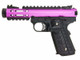 WE Tech GALAXY 1911 Series Gas Blowback Airsoft Pistol in Black & Purple