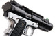 WE Tech GALAXY 1911 Series Gas Blowback Airsoft Pistol in Silver & Black
