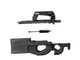 Cybergun FN Herstal Fully Licensed Gas Blowback P90 Personal Defense Weapon in Black