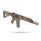 Left side view of Salvo MCX UKSF Hunter 13.1 MWS Gas Blowback Airsoft Rifle with Tracer in Desert Tan (G104-3E).