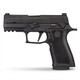 VFC - Fully Licensed Sig Sauer P320 X-Carry Gas Blowback Airsoft Pistol in Black shown from the left side.