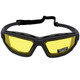 Nuprol - Defence Pro EN166 Anti-Fog THERMAL Airsoft Eyewear in Black/Yellow